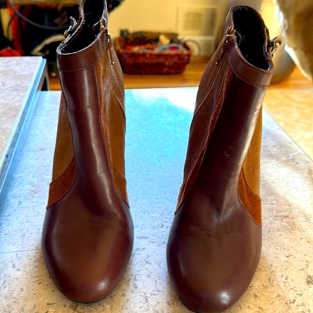 Saychelles multi brown ankle boots